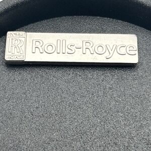 Rolls-Royce Nameplate Tie Tac Lapel Pin 1/10 10K Gold Filled RR Emblem Vintage